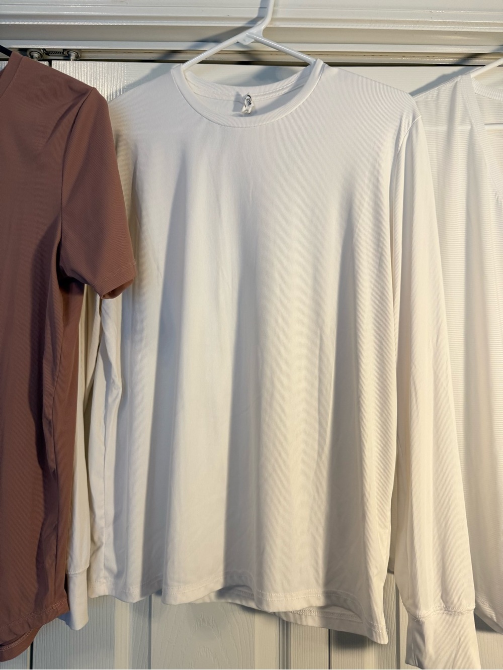 Zyia active primo Classic White Long Sleeve Tee size large nwot